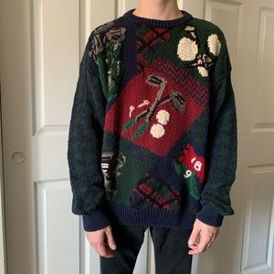 VINTAGE / golf sweater